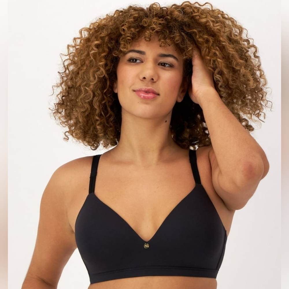 Maidenform Everyday Luxe Wireless T-Shirt Bra Black 36C - New With Tags